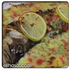 سمك بالبطاطس البيورية