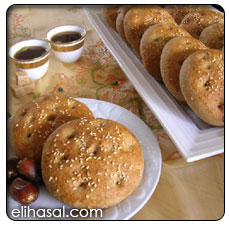 خبز بالسمسم