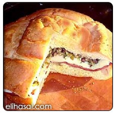خبز محشى
